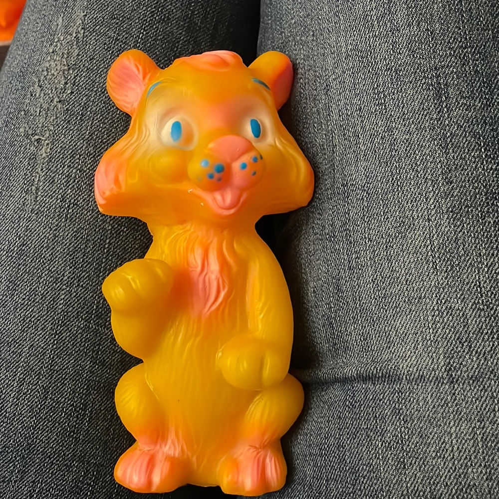 Vintage Dreamland Creations Cat Plastic Toy 1967